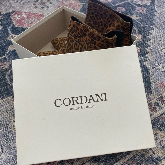 Cordani Leopard Ankle Boots Size 8.5 - Picture 5 of 6